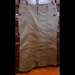 Tommy Hilfiger Long Colored Jean Skirt